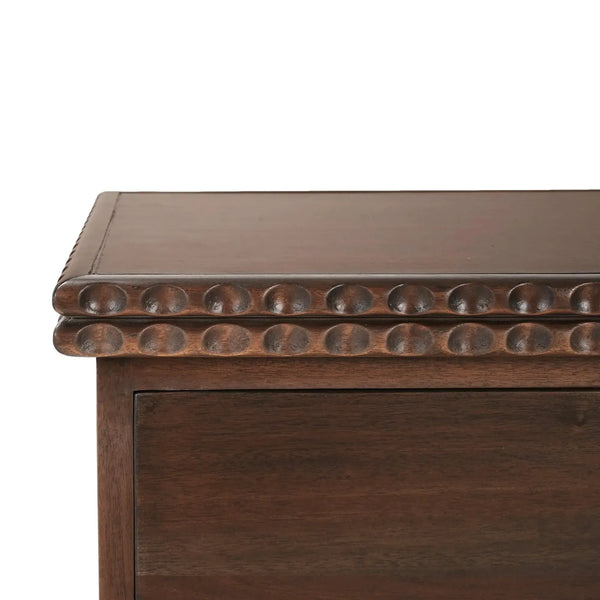 Maeve 2 Drawer Bedside Table-Blue Hand Home