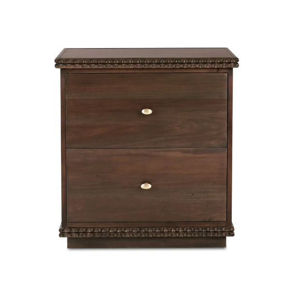 Maeve 2 Drawer Bedside Table-Blue Hand Home