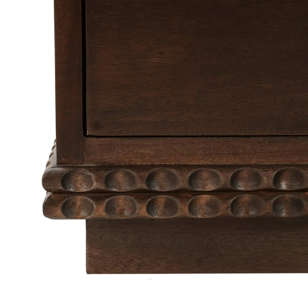 Maeve 2 Drawer Bedside Table-Blue Hand Home