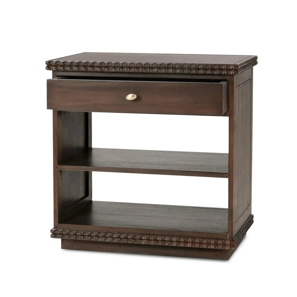 Maeve Open Bedside Table-Blue Hand Home
