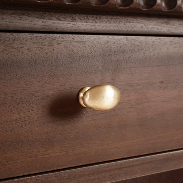 Maeve Open Bedside Table-Blue Hand Home