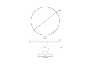 Vivienne Dining Table-Blue Hand Home