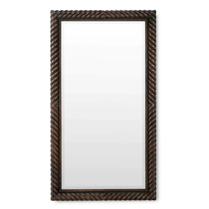 Belvedere Twist Mirror Large-Blue Hand Home