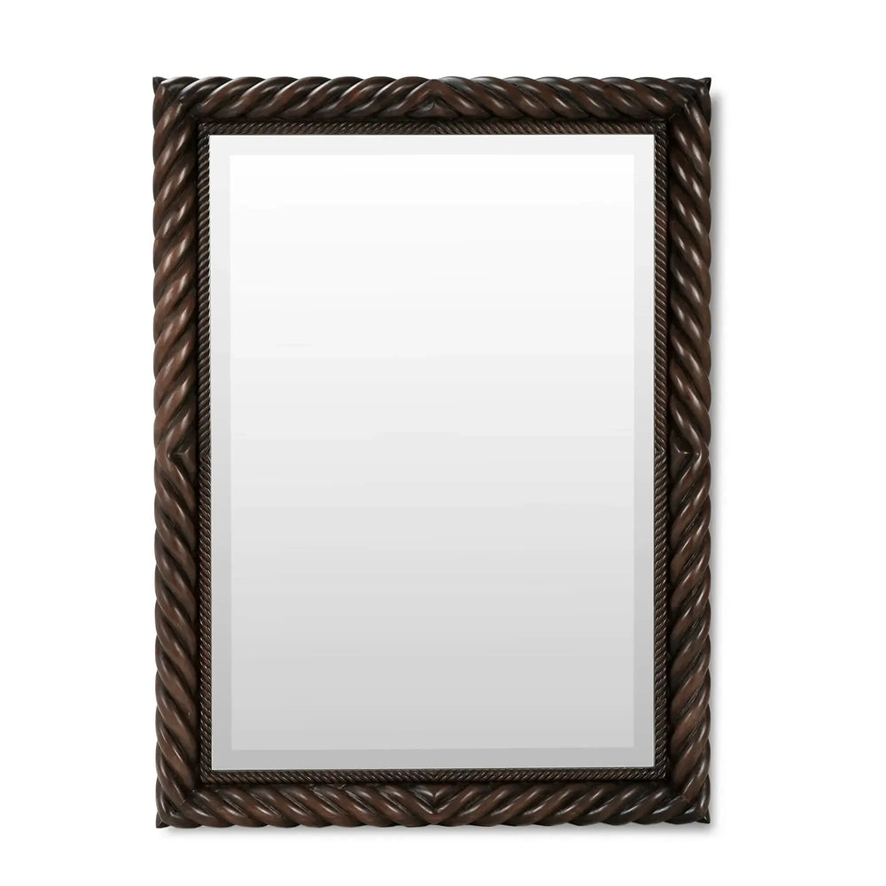 Belvedere Twist Mirror Medium-Blue Hand Home