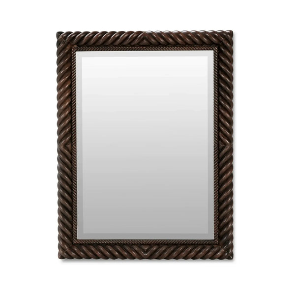 Belvedere Twist Mirror Small-Blue Hand Home
