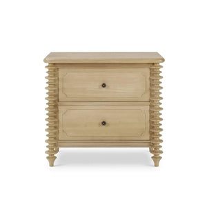 Milano 2 Drawer Bedside Table Small-Blue Hand Home