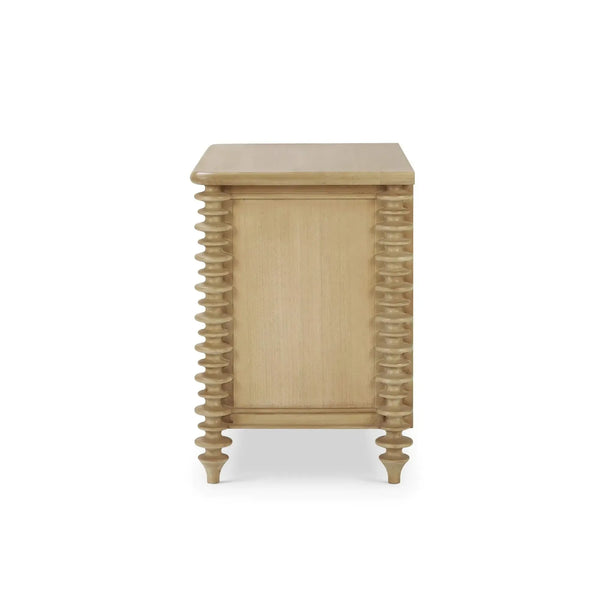 Milano 2 Drawer Bedside Table Small-Blue Hand Home