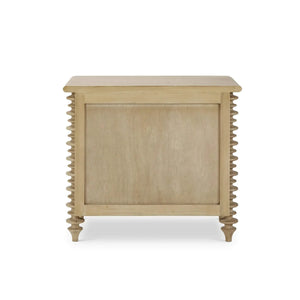 Milano 2 Drawer Bedside Table Small-Blue Hand Home