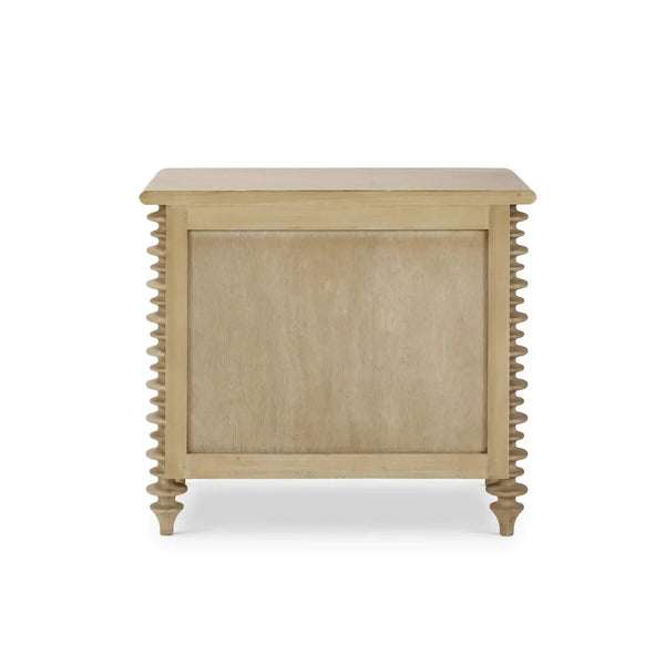 Milano 2 Drawer Bedside Table Small-Blue Hand Home