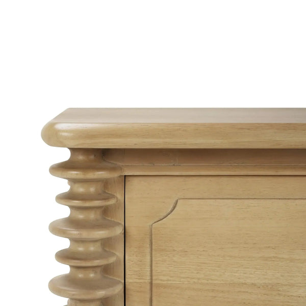 Milano 2 Drawer Bedside Table Small-Blue Hand Home