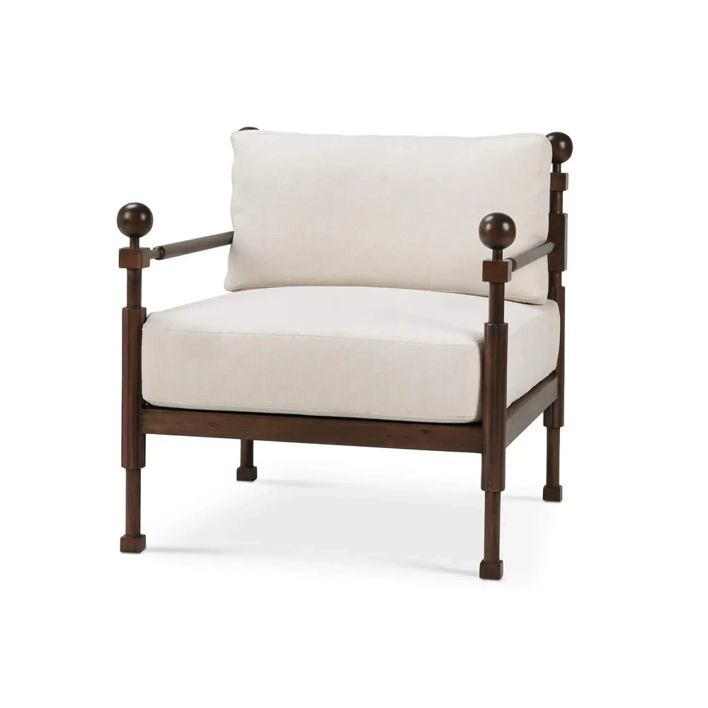 Soluna Lounge Chair-Blue Hand Home