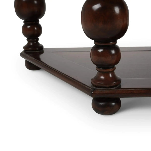 Soluna Demi Lune Table-Blue Hand Home