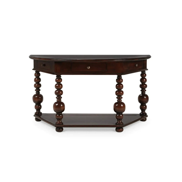 Soluna Demi Lune Table-Blue Hand Home