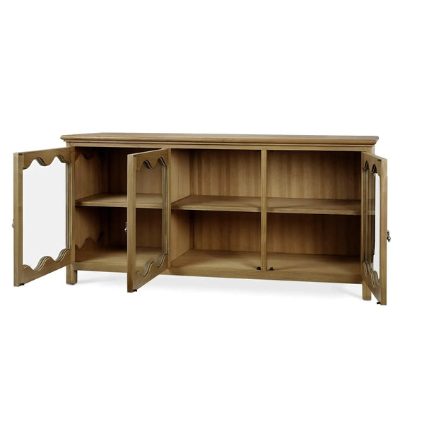 Chloe Sideboard w/ Glass Door-Blue Hand Home