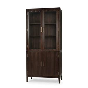 Colorado Display Cabinet w/ Glass Door-Blue Hand Home