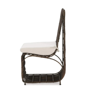 Carmel Rattan Chair-Blue Hand Home
