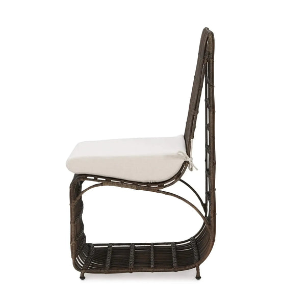Carmel Rattan Chair-Blue Hand Home