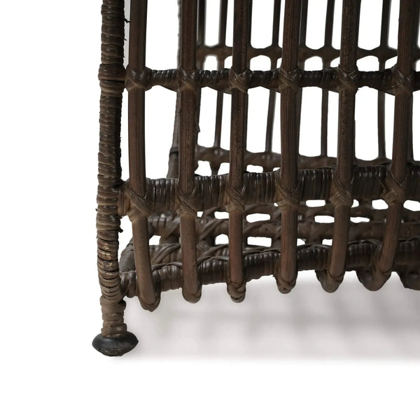 Carmel Rattan Chair-Blue Hand Home