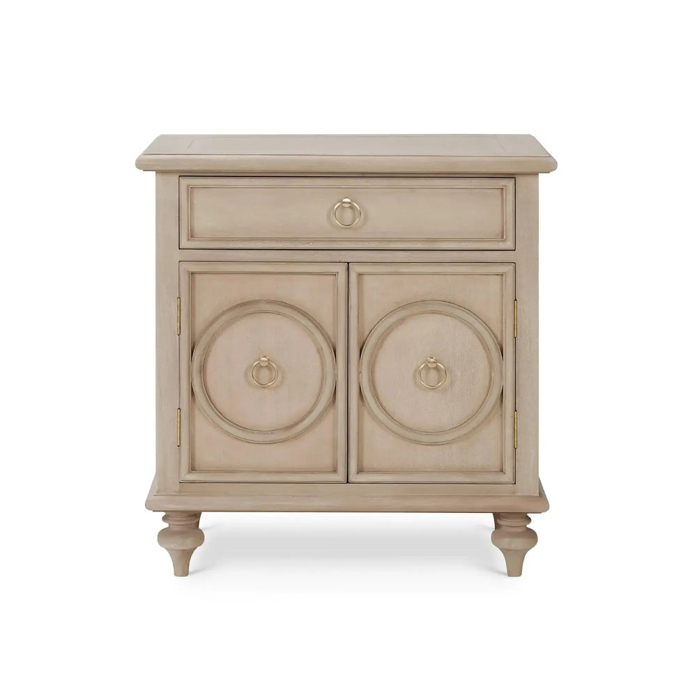Savannah 2-Door Bedside Table-Blue Hand Home