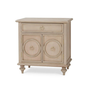Savannah 2-Door Bedside Table-Blue Hand Home