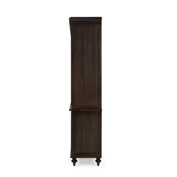 Savannah Display Cabinet w/ Glass Door-Blue Hand Home