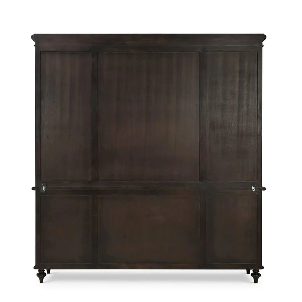 Savannah Display Cabinet w/ Glass Door-Blue Hand Home