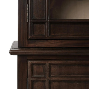 Savannah Display Cabinet w/ Glass Door-Blue Hand Home