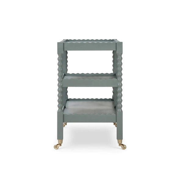 Ligna Bar Cart-Blue Hand Home