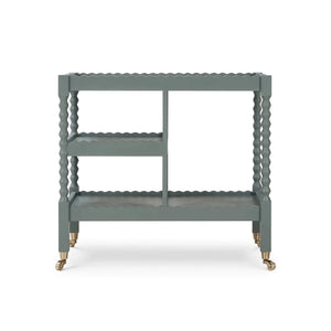 Ligna Bar Cart-Blue Hand Home