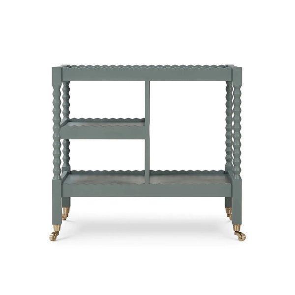 Ligna Bar Cart-Blue Hand Home