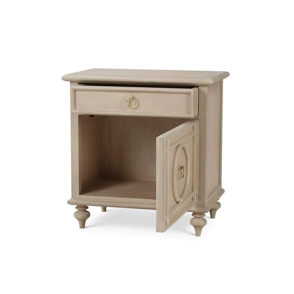 Savannah 1 Door Bedside Table-Blue Hand Home