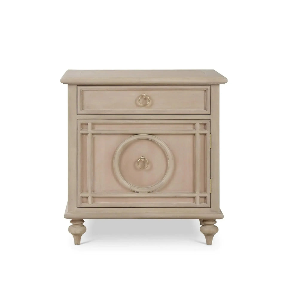 Savannah 1 Door Bedside Table-Blue Hand Home