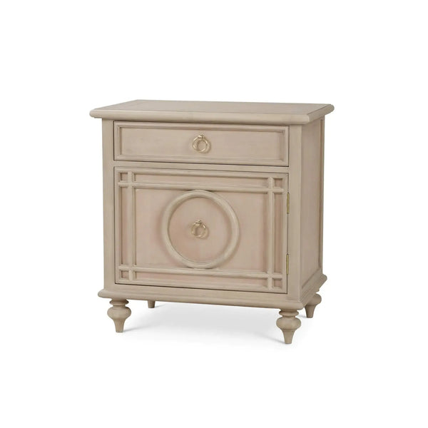 Savannah 1 Door Bedside Table-Blue Hand Home
