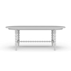 Ligna Oval Dining Table 83''-Blue Hand Home