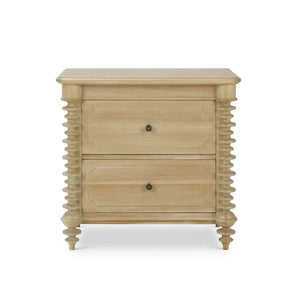 Milano 2 Drawer Bedside Table-Blue Hand Home