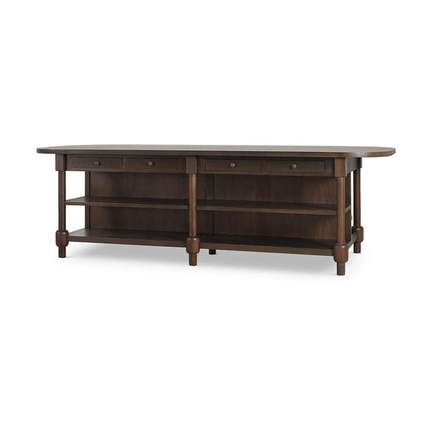 Windsor Kitchen Island-Blue Hand Home