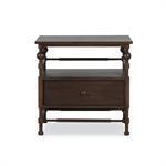 Soluna Side Table w/ Drawer-Blue Hand Home