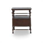 Soluna Side Table w/ Drawer-Blue Hand Home