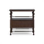 Soluna Side Table w/ Drawer-Blue Hand Home