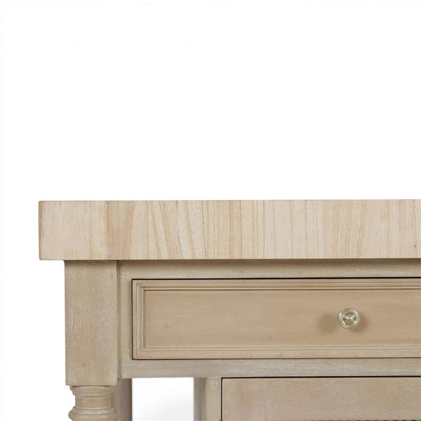 Palmetto Kitchen Island-Blue Hand Home