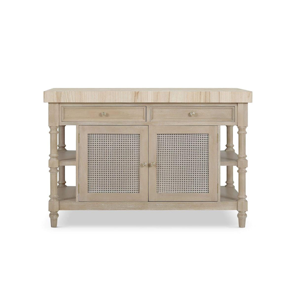 Palmetto Kitchen Island-Blue Hand Home