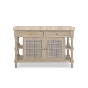 Palmetto Kitchen Island-Blue Hand Home