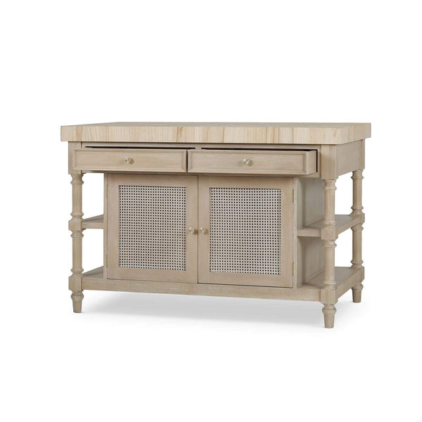 Palmetto Kitchen Island-Blue Hand Home