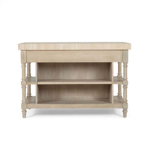 Palmetto Kitchen Island-Blue Hand Home