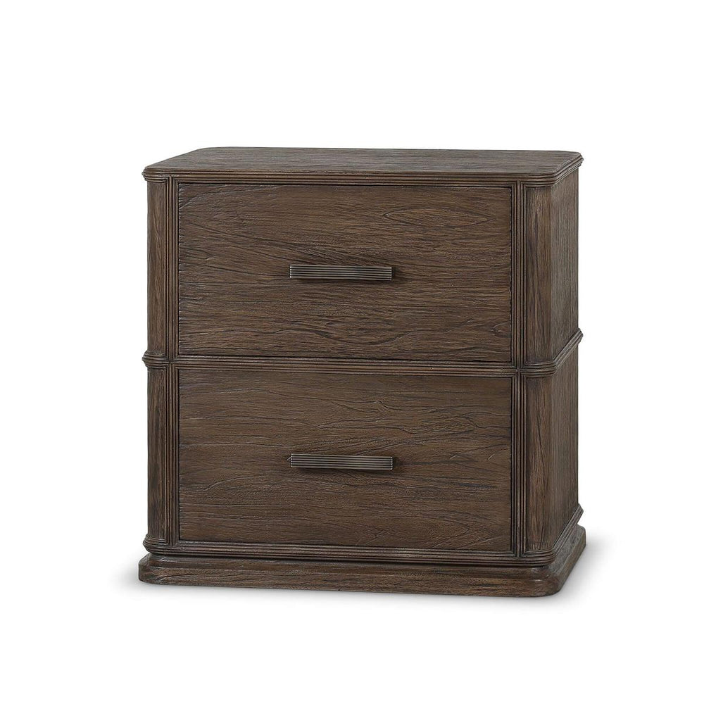 Carmel 2 Drawer Nightstand-Blue Hand Home