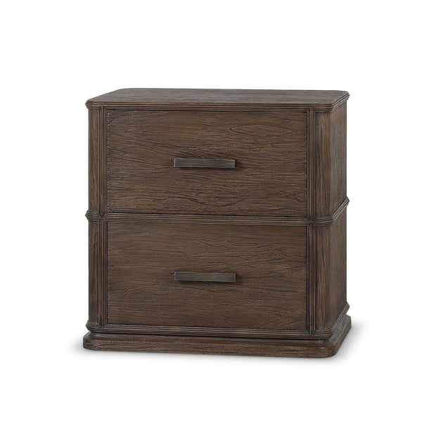 Carmel 2 Drawer Nightstand-Blue Hand Home
