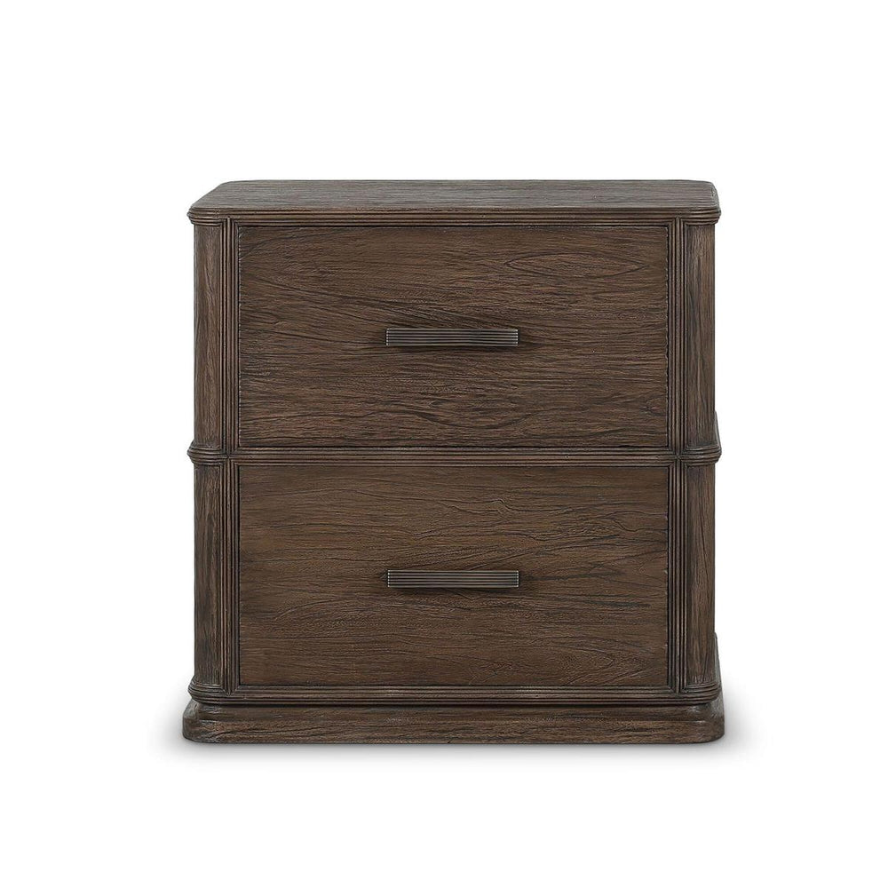 Carmel 2 Drawer Nightstand-Blue Hand Home