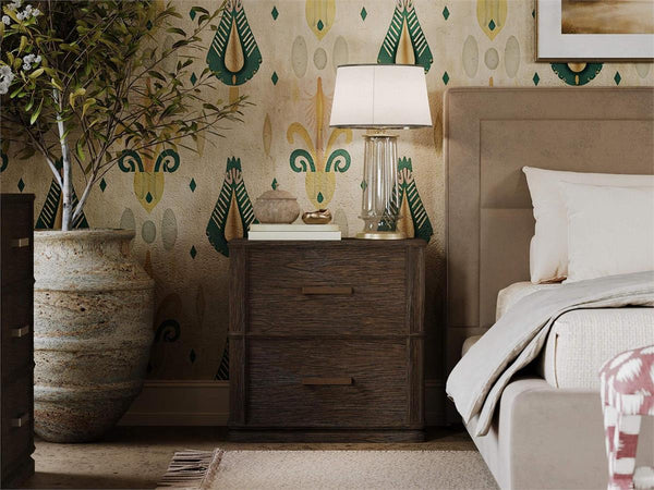 Carmel 2 Drawer Nightstand-Blue Hand Home