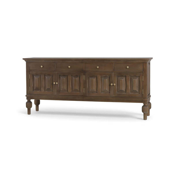 Windsor Sideboard, Handcrafted Solid Hardwood Storage Cabinet 29092-Blue Hand Home