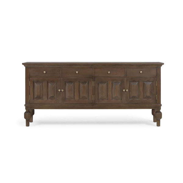 Windsor Sideboard, Handcrafted Solid Hardwood Storage Cabinet 29092-Blue Hand Home
